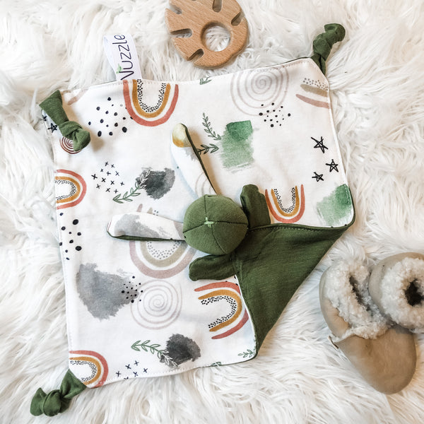 Scattered Earth + Green merino - Nuzzle Baby